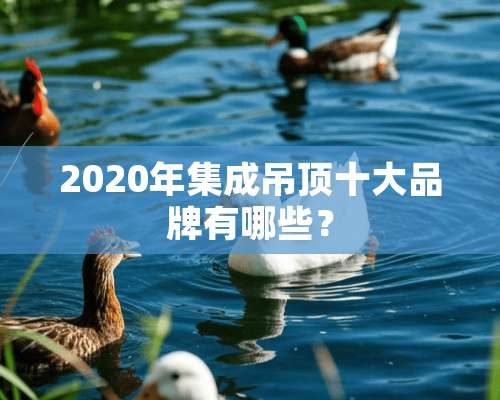 2020年集成吊顶十大品牌有哪些？