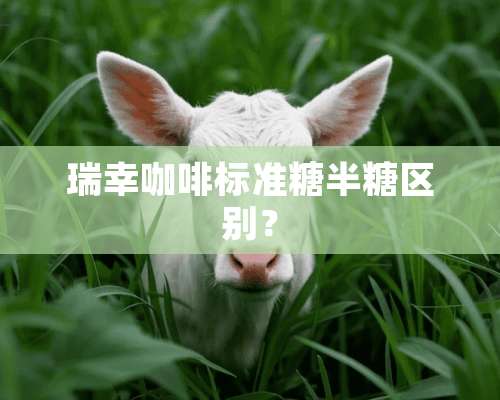 瑞幸咖啡标准糖半糖区别？