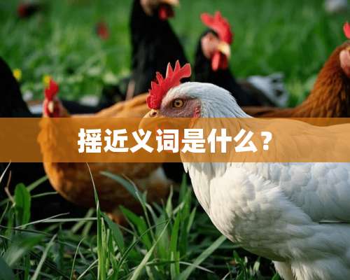 摇近义词是什么？