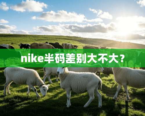 nike半码差别大不大？