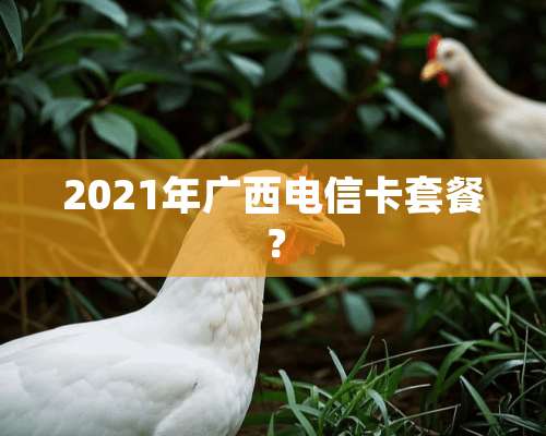 2021年广西电信卡套餐？