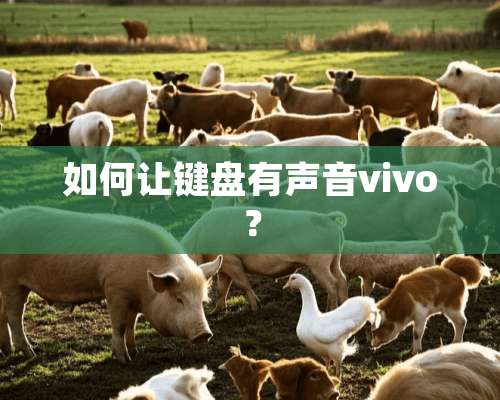 如何让键盘有声音vivo？