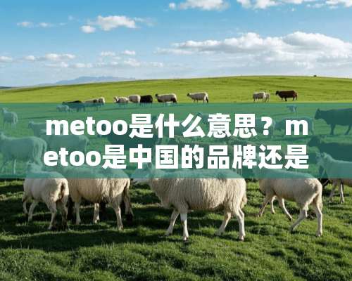 metoo是什么意思？metoo是中国的品牌还是韩国的品牌？