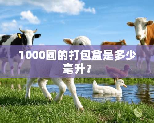 1000圆的打包盒是多少毫升？