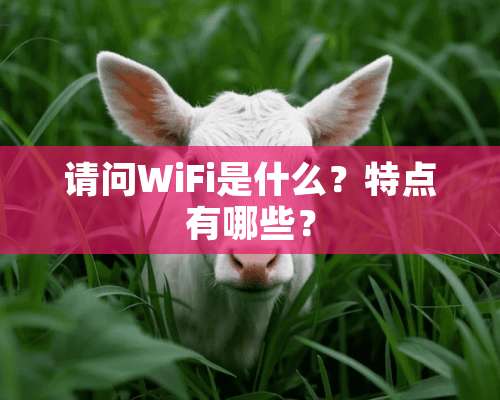 请问WiFi是什么？特点有哪些？