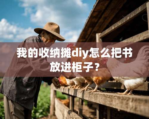 我的收纳摊diy怎么把书放进柜子？