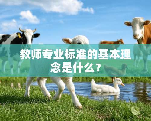 教师专业标准的基本理念是什么？