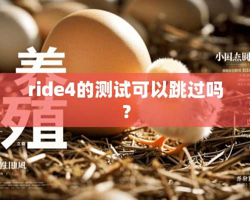 ride4的测试可以跳过吗？