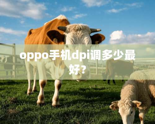 oppo手机dpi调多少最好？