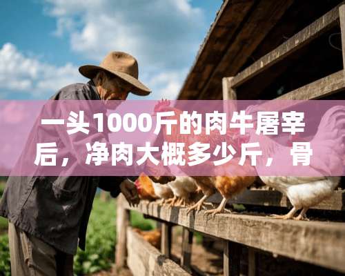 一头1000斤的肉牛屠宰后，净肉大概多少斤，骨头大概多少斤，内脏大概多少斤？