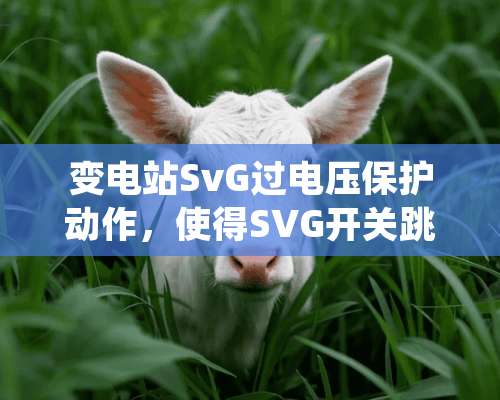 变电站SvG过电压保护动作，使得SVG开关跳闸应当如何处理