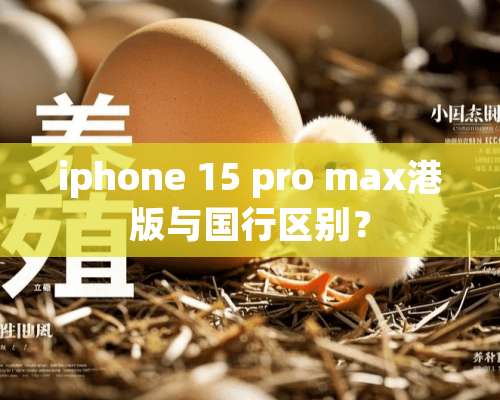 iphone 15 pro max港版与国行区别？