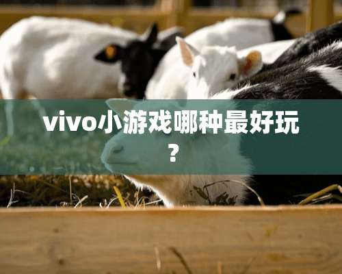 vivo小游戏哪种最好玩？