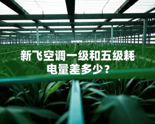 新飞空调一级和五级耗电量差多少？