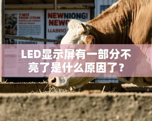 LED显示屏有一部分不亮了是什么原因了？