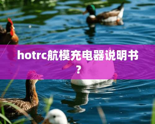 hotrc航模充电器说明书？