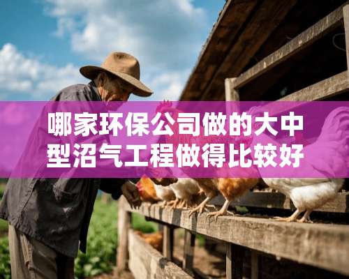 哪家环保公司做的大中型沼气工程做得比较好？