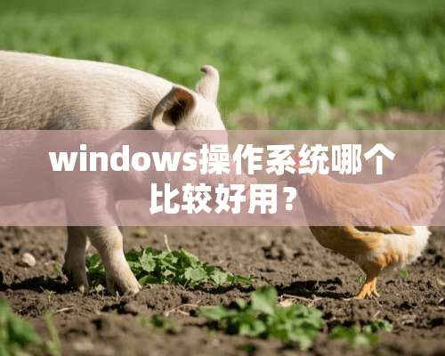 windows操作系统哪个比较好用？