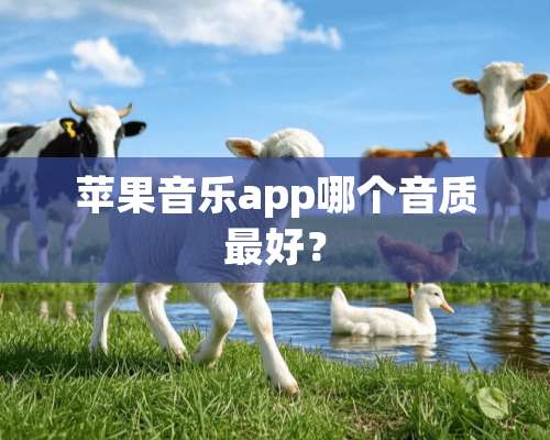 苹果音乐app哪个音质最好？