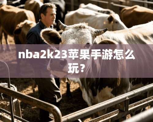 nba2k23苹果手游怎么玩？