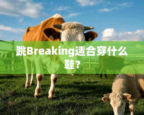 跳Breaking适合穿什么鞋？