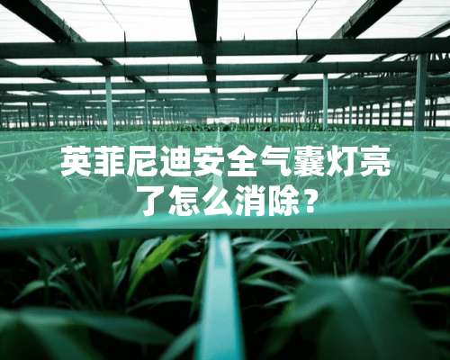 英菲尼迪安全气囊灯亮了怎么消除？