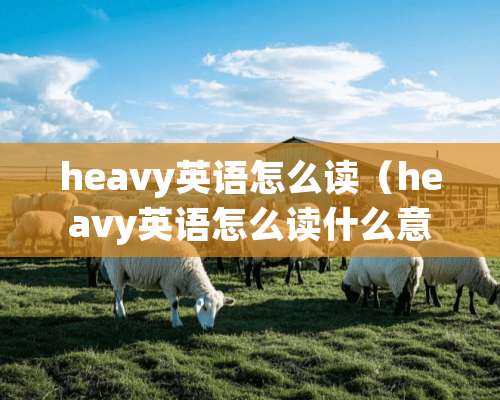 heavy英语怎么读（heavy英语怎么读什么意思）