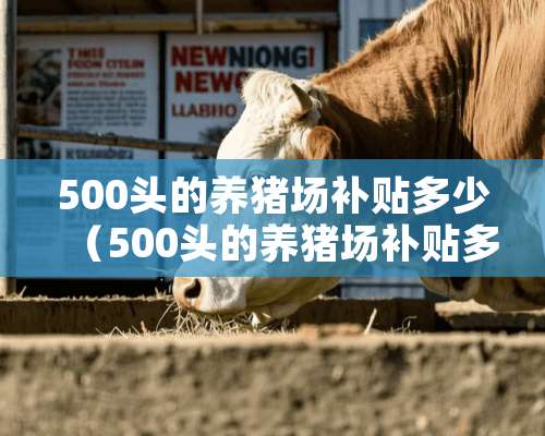 500头的养猪场补贴多少（500头的养猪场补贴多少钱一个月）