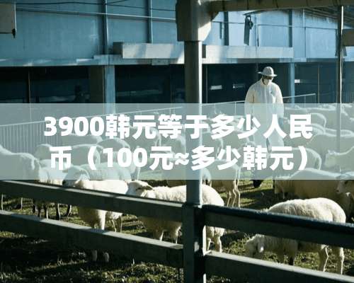 3900韩元等于多少人民币（100元≈多少韩元）