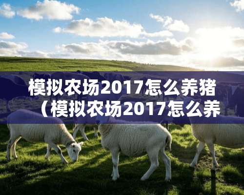 模拟农场2017怎么养猪（模拟农场2017怎么养猪赚钱）