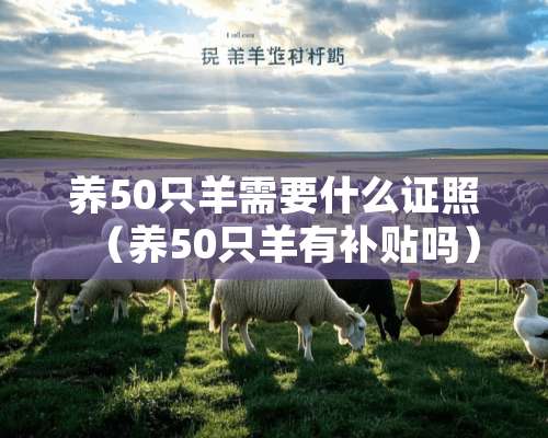 养50只羊需要什么证照（养50只羊有补贴吗）