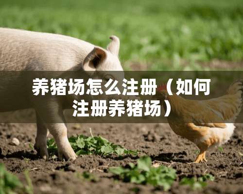 养猪场怎么注册（如何注册养猪场）