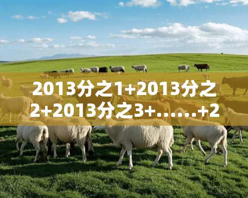 2013分之1+2013分之2+2013分之3+......+2013分之2012