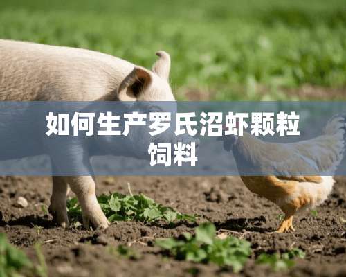 如何生产罗氏沼虾颗粒饲料