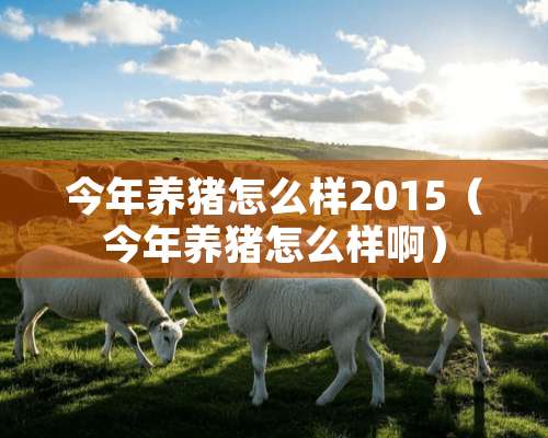 今年养猪怎么样2015（今年养猪怎么样啊）