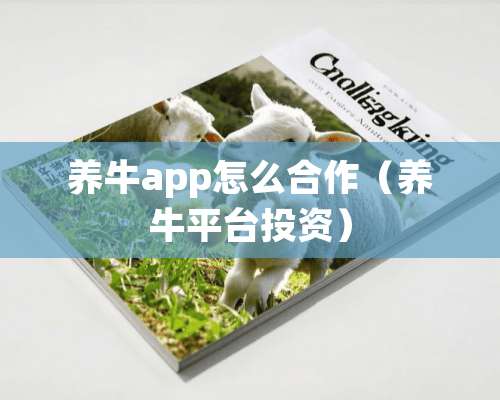 养牛app怎么合作（养牛平台投资）