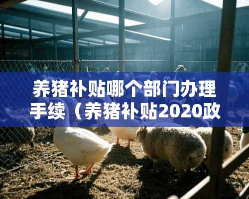 养猪补贴哪个部门办理手续（养猪补贴2020政策归什么部门管）