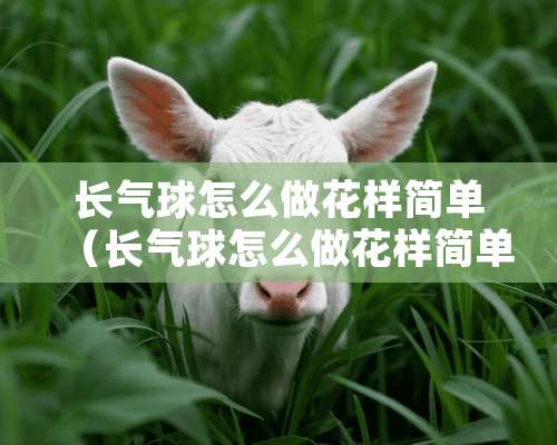 长气球怎么做花样简单（长气球怎么做花样简单爱心）