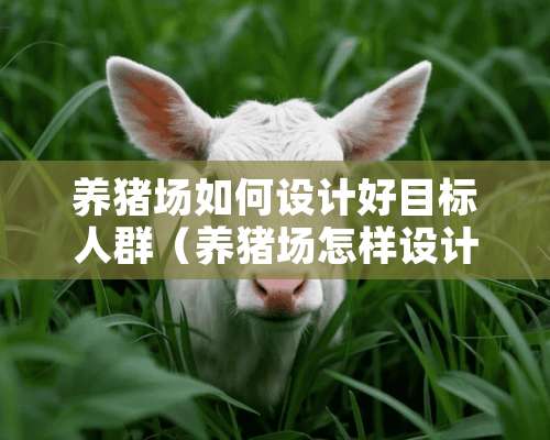 养猪场如何设计好目标人群（养猪场怎样设计）