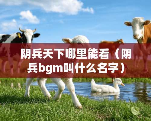 阴兵天下哪里能看（阴兵bgm叫什么名字）