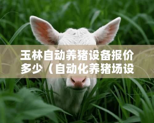 玉林自动养猪设备报价多少（自动化养猪场设备价格）