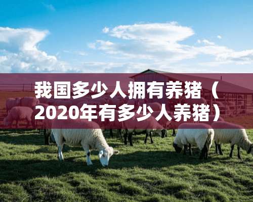 我国多少人拥有养猪（2020年有多少人养猪）