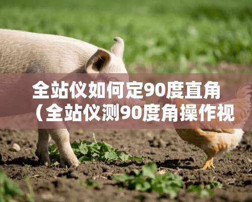 全站仪如何定90度直角（全站仪测90度角操作视频）