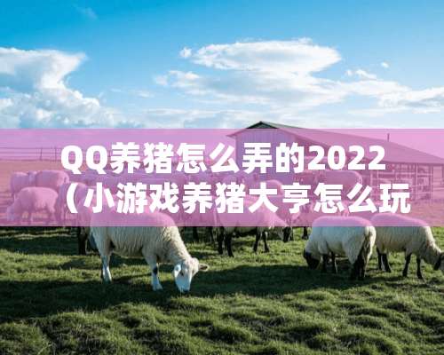 QQ养猪怎么弄的2022（小游戏养猪大亨怎么玩）