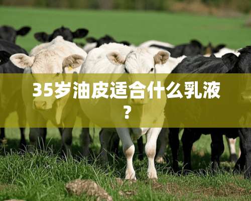 35岁油皮适合什么*液？