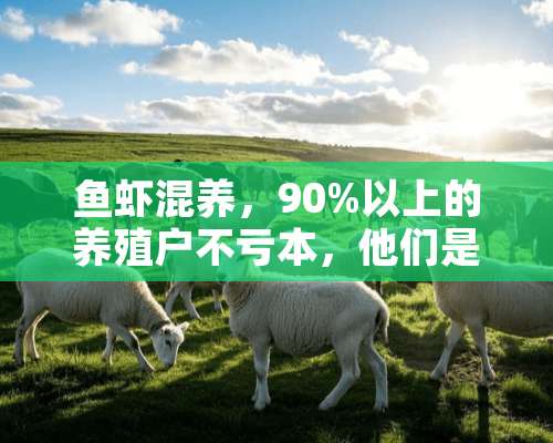 鱼虾混养，90%以上的养殖户不亏本，他们是怎么做的？