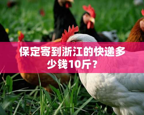 保定寄到浙江的快递多少钱10斤？