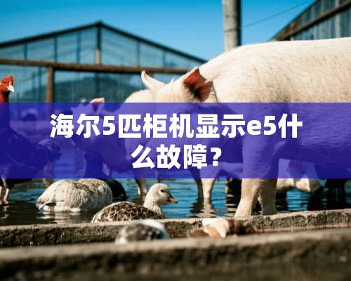 海尔5匹柜机显示e5什么故障？