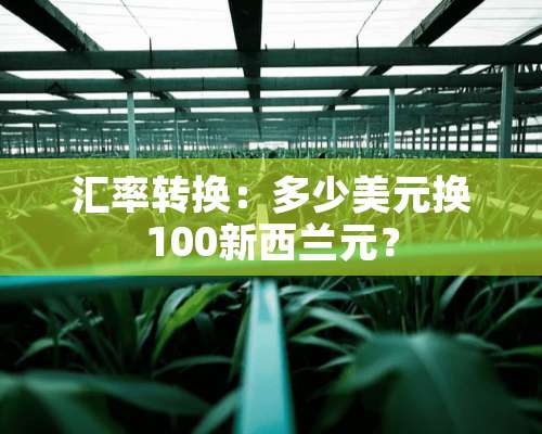 汇率转换：多少美元换100新西兰元？