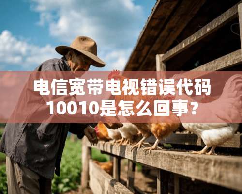 电信宽带电视错误代码10010是怎么回事？